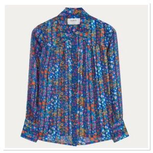 ba&sh Multicolor Floral Button Down Shirt